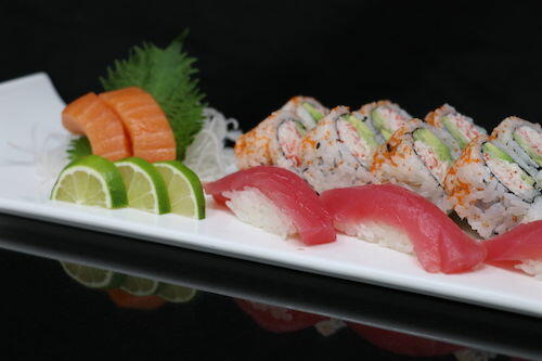 Salmon Sashimituna Sushicali Rolls