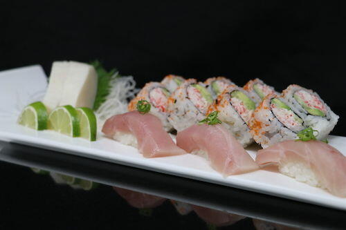 Escolar Sashimiyellowtail Sushicali Rolls