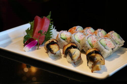 Tuna Sashimieel Sushicali Rolls